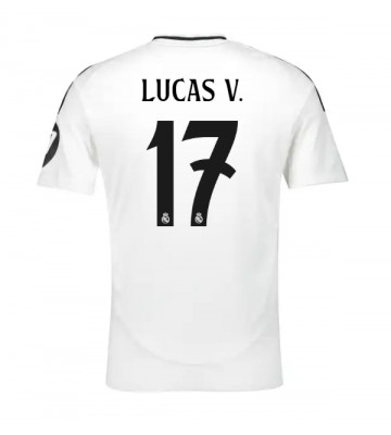 Real Madrid Lucas Vazquez #17 Primera Equipación 2024-25 Manga Corta